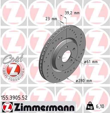 ZIMMERMANN Piduriketas 155.3905.52