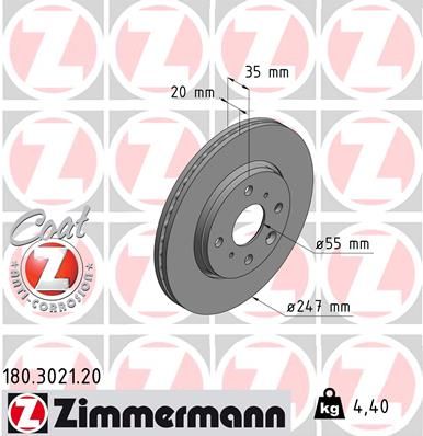 ZIMMERMANN Piduriketas 180.3021.20