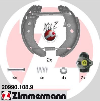 ZIMMERMANN Piduriklotside komplekt 20990.108.9