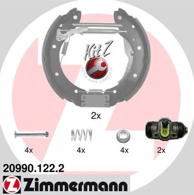 ZIMMERMANN Piduriklotside komplekt 20990.122.2