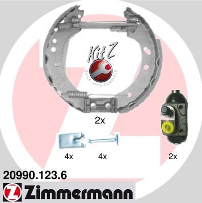ZIMMERMANN Piduriklotside komplekt 20990.123.6
