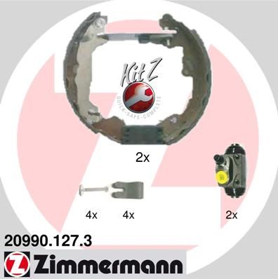 ZIMMERMANN Piduriklotside komplekt 20990.127.3
