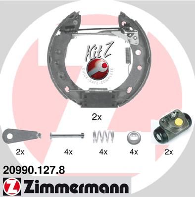 ZIMMERMANN Piduriklotside komplekt 20990.127.8