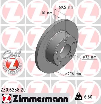 ZIMMERMANN Piduriketas 230.6258.20