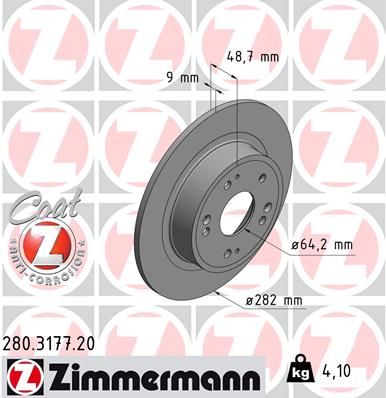 ZIMMERMANN Piduriketas 280.3177.20