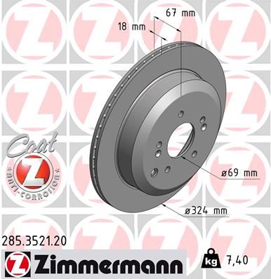 ZIMMERMANN Piduriketas 285.3521.20