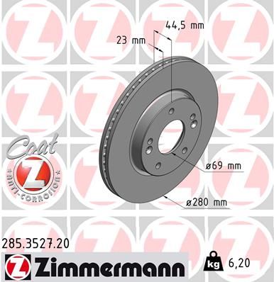 ZIMMERMANN Piduriketas 285.3527.20