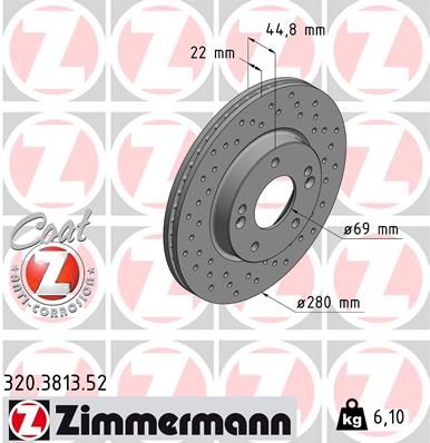 ZIMMERMANN Piduriketas 320.3813.52