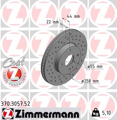 ZIMMERMANN Piduriketas 370.3057.52