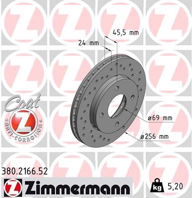 ZIMMERMANN Piduriketas 380.2166.52