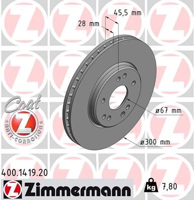 ZIMMERMANN Piduriketas 400.1419.20