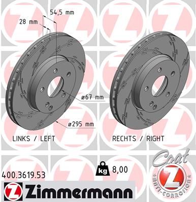 ZIMMERMANN Piduriketas 400.3619.53