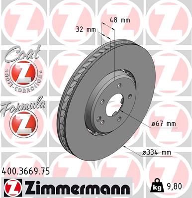 ZIMMERMANN Piduriketas 400.3669.75