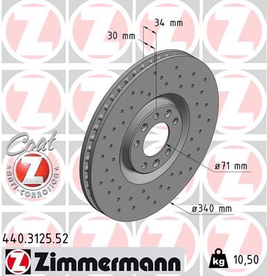 ZIMMERMANN Piduriketas 440.3125.52