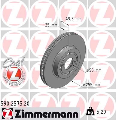 ZIMMERMANN Piduriketas 590.2575.20