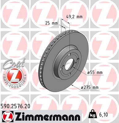 ZIMMERMANN Piduriketas 590.2576.20