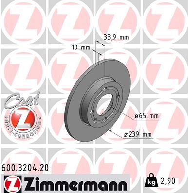 ZIMMERMANN Piduriketas 600.3204.20