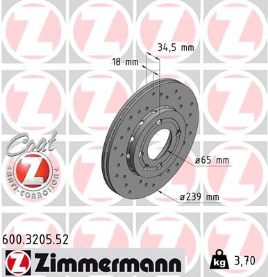 ZIMMERMANN Piduriketas 600.3205.52