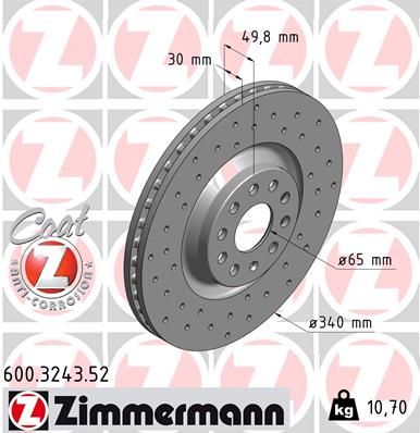 ZIMMERMANN Piduriketas 600.3243.52